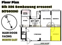 Blk 326 Sembawang Crescent (Sembawang), HDB 4 Rooms #431782961